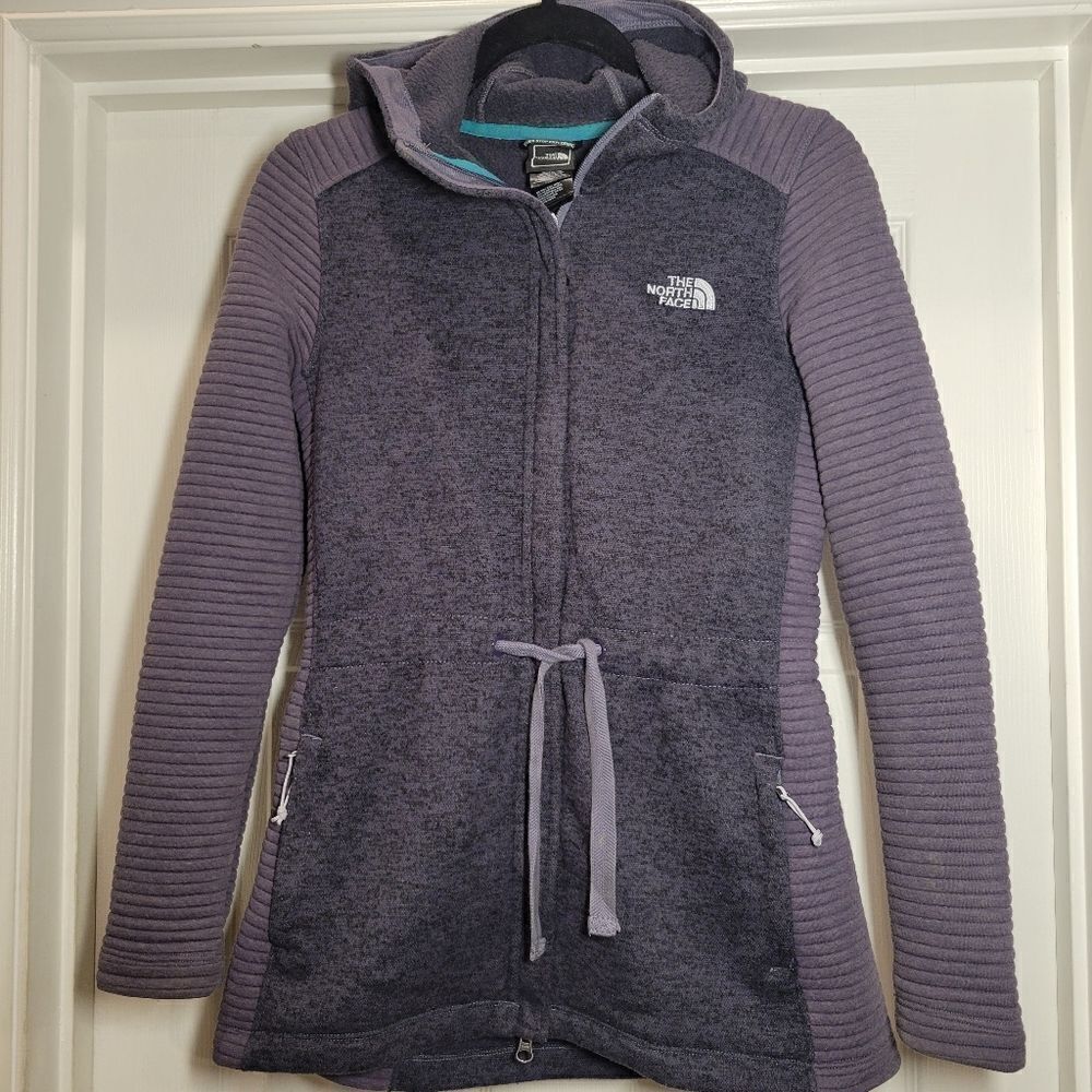 The North Face fleece zip hoodie, small